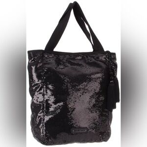 JUICY COUTURE BLACK SEQUIN
SABRINA TOTE BAG